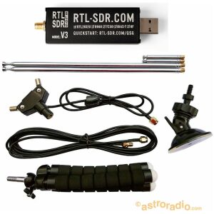 RTL-SDR Blog R820T2 RTL2832U  receptor SDR + antena dipolo