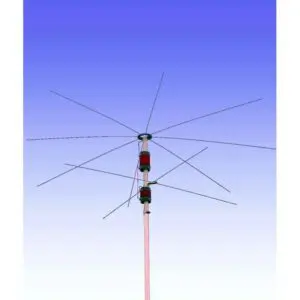 Antena vertical HF para 40-80 m.