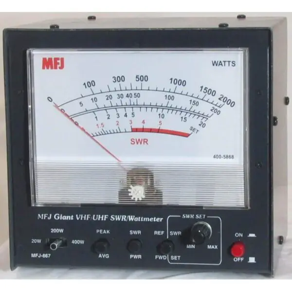 MFJ-867 MESURADOR VHF ROE wattímetre