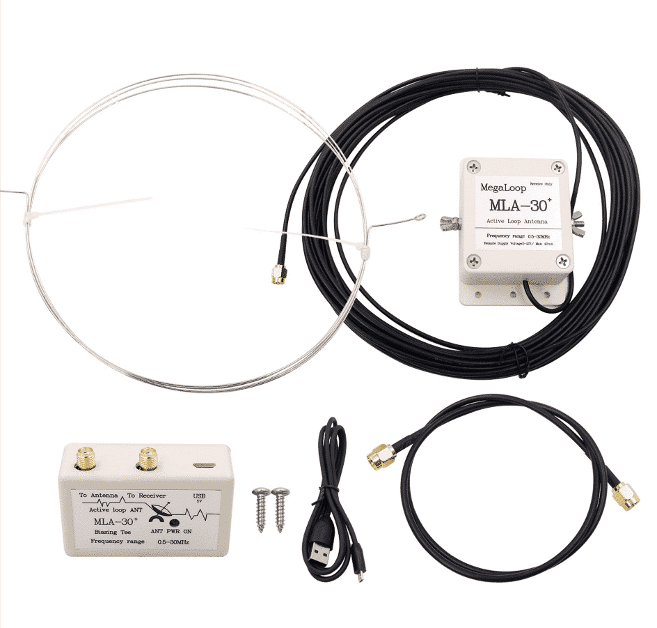 MLA-30+ Antena activa 0.5 -30 Mhz