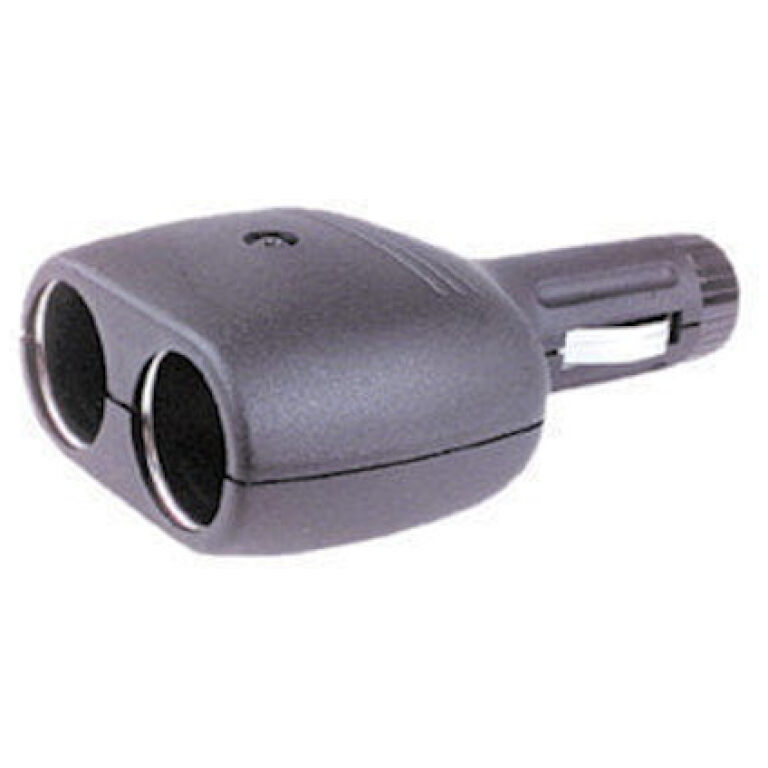 Doble conector mechero