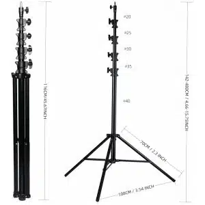 Mástil + trípode 4,8m