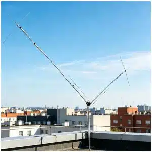 Antena Dipolo en V 5-Bandas 40/20/15/10/6m, 1kW SSB Antena Dipolo en V 5-Bandas 40/20/15/10/6m, 1kW SSB